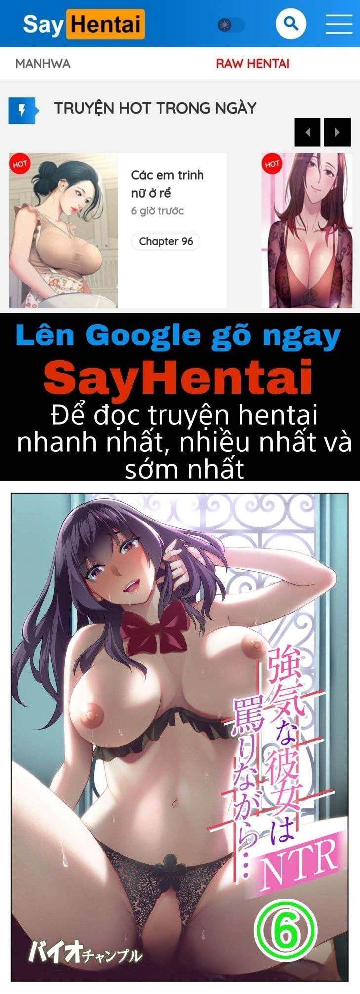 đọc truyện Tsuyoki Na Kanojo Wa Nonoshirinagara Ntr Chương 6 ảnh 1 tại Truyện Dạ Ký