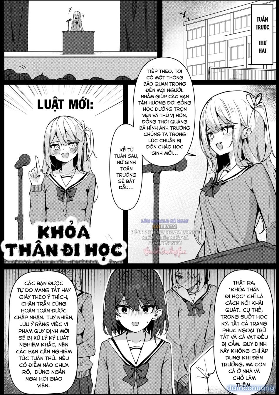 đọc truyện Từ Hôm Nay Đi Học Khỏa Thân ① Chương 1 ảnh 6 tại Thiên Thai Truyện