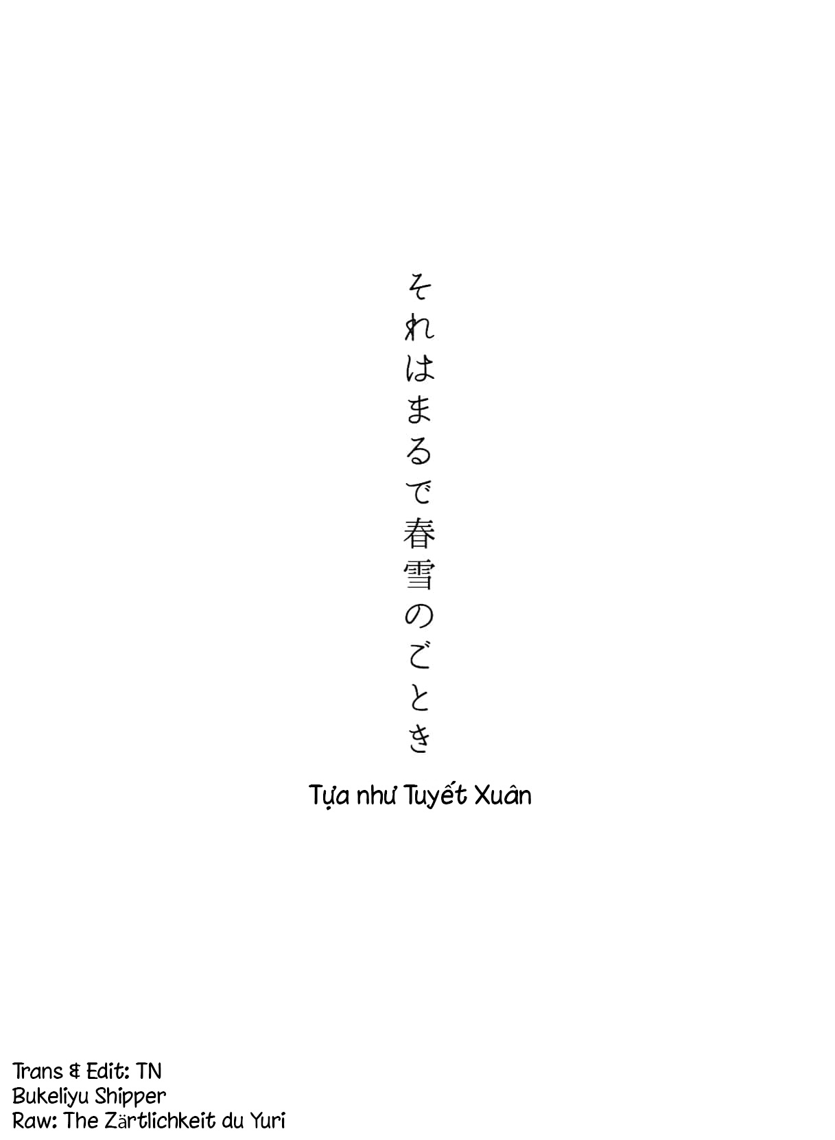 đọc truyện Tựa Như Tuyết Xuân Chương 1 ảnh 3 tại Thiên Thai Truyện