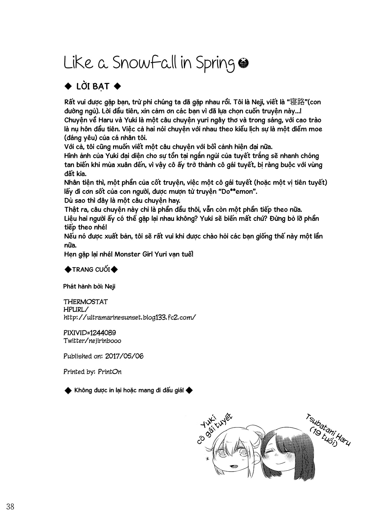 đọc truyện Tựa Như Tuyết Xuân Chương 1 ảnh 38 tại Thiên Thai Truyện