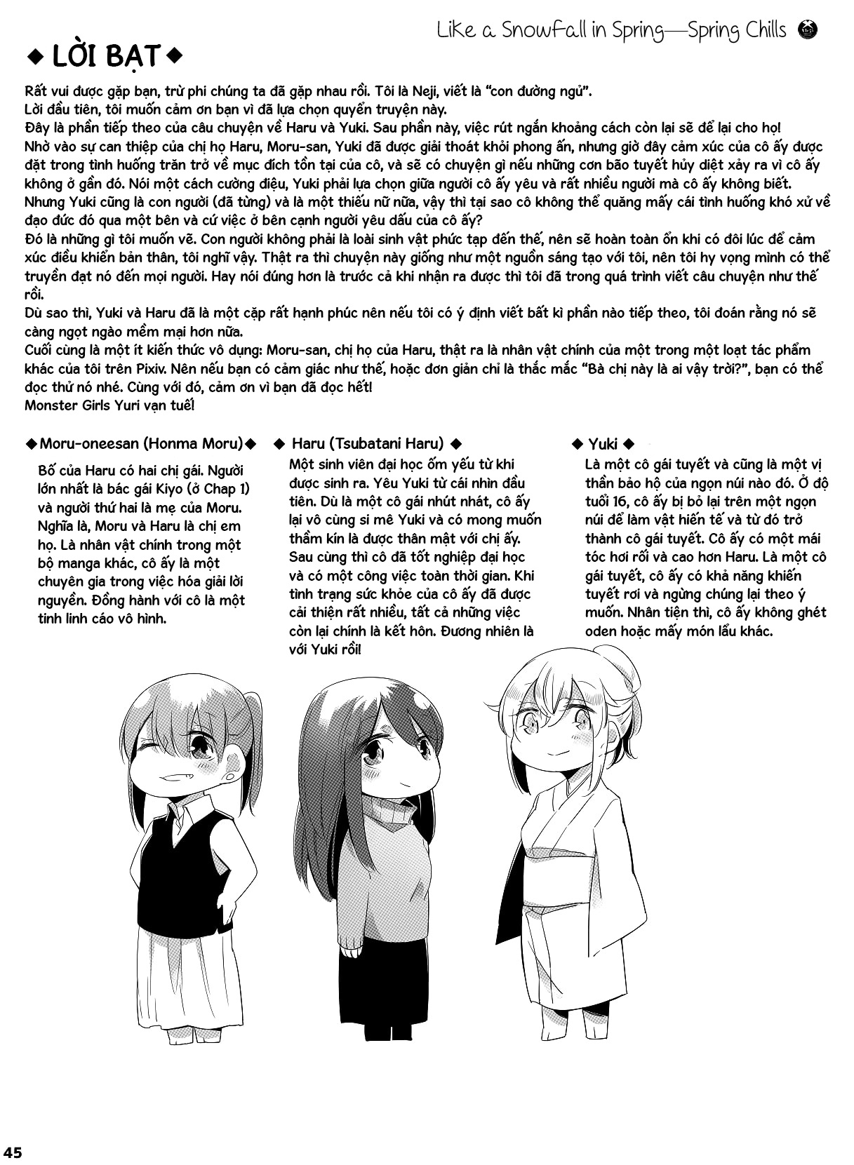 đọc truyện Tựa Như Tuyết Xuân Chương 2 ảnh 45 tại Thiên Thai Truyện