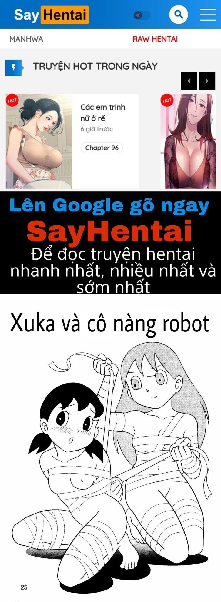 đọc truyện Tuyển Tập Doraemon Doujinshi 18+ Chương 12 ảnh 1 tại Giả Dược