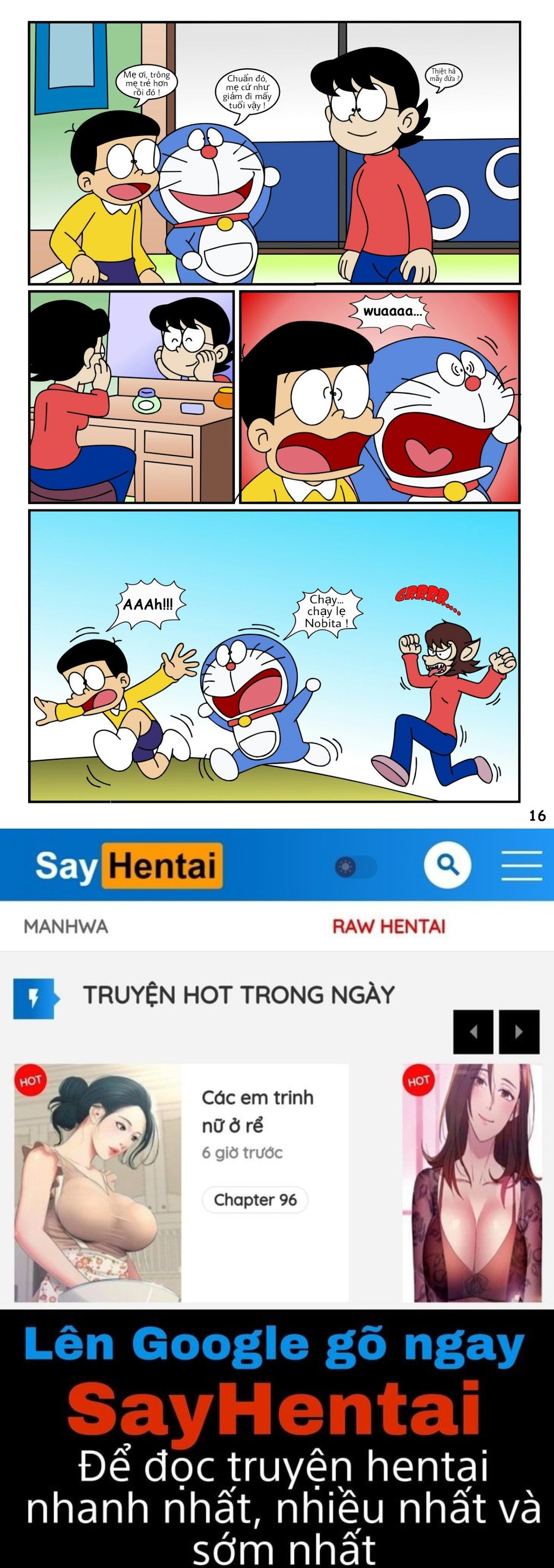 đọc truyện Tuyển Tập Doraemon Doujinshi 18+ Chương 19 ảnh 18 tại Giả Dược