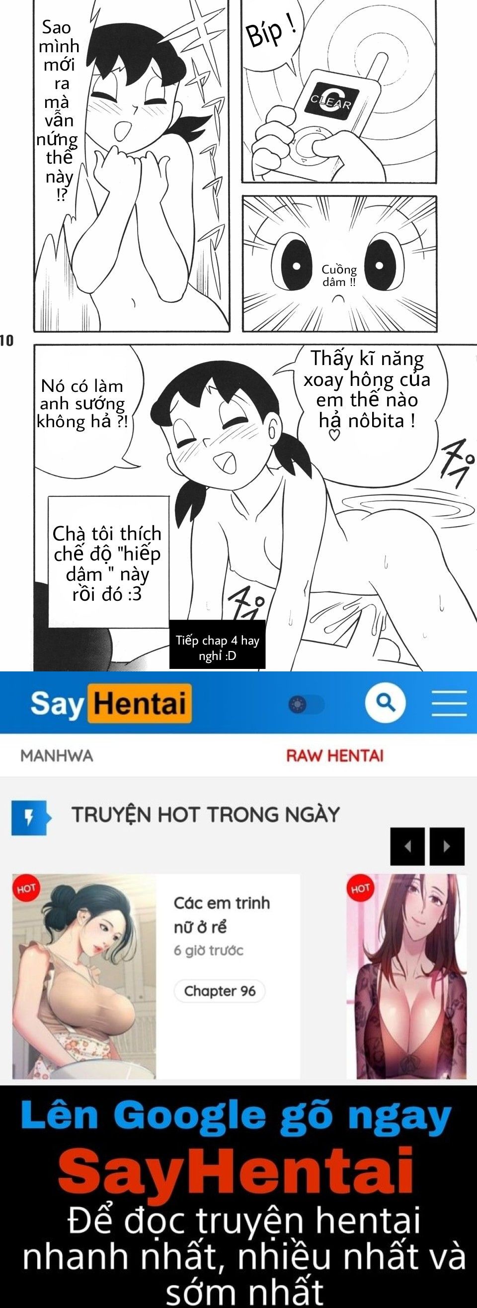 đọc truyện Tuyển Tập Doraemon Doujinshi 18+ Chương 3 ảnh 8 tại Thiên Thai Truyện