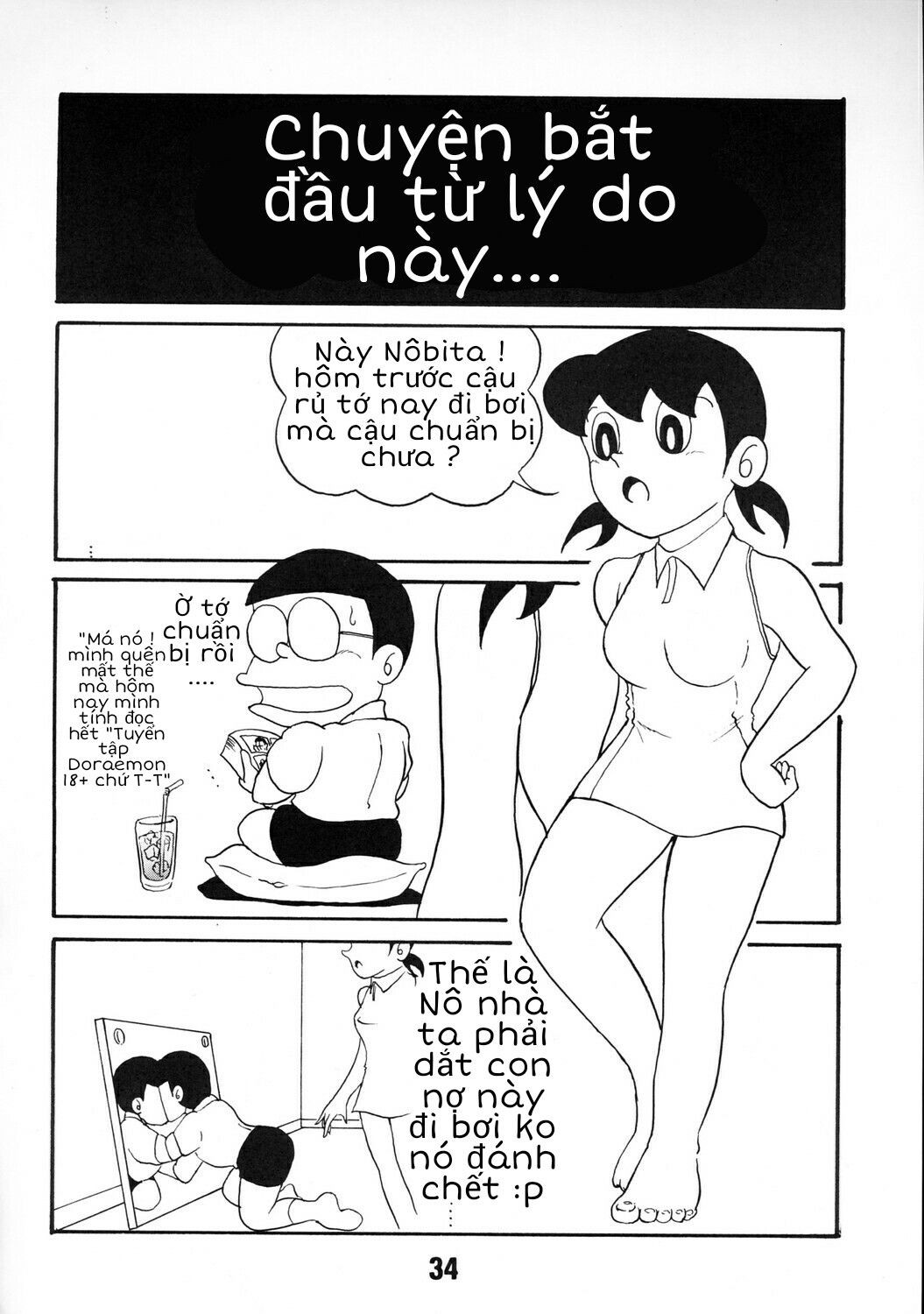 đọc truyện Tuyển Tập Doraemon Doujinshi 18+ Chương 34 ảnh 5 tại Giả Dược