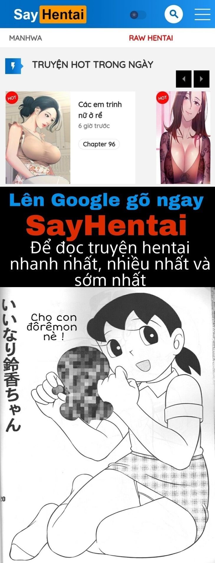 đọc truyện Tuyển Tập Doraemon Doujinshi 18+ Chương 8 ảnh 1 tại Giả Dược