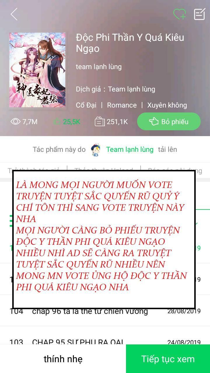 đọc truyện Tuyệt Sắc Quyến Rũ: Quỷ Y Chí Tôn Chương 131 ảnh 80 tại Thiên Thai Truyện
