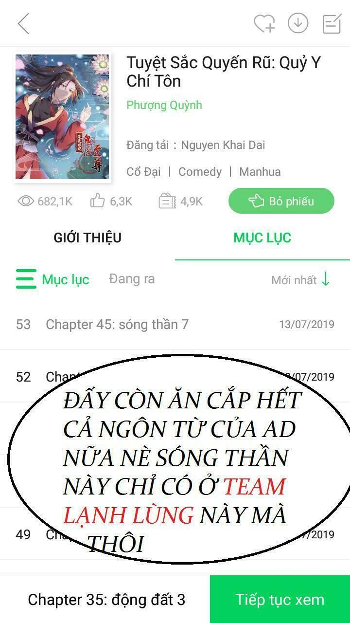 đọc truyện Tuyệt Sắc Quyến Rũ: Quỷ Y Chí Tôn Chương 49 ảnh 44 tại Thiên Thai Truyện