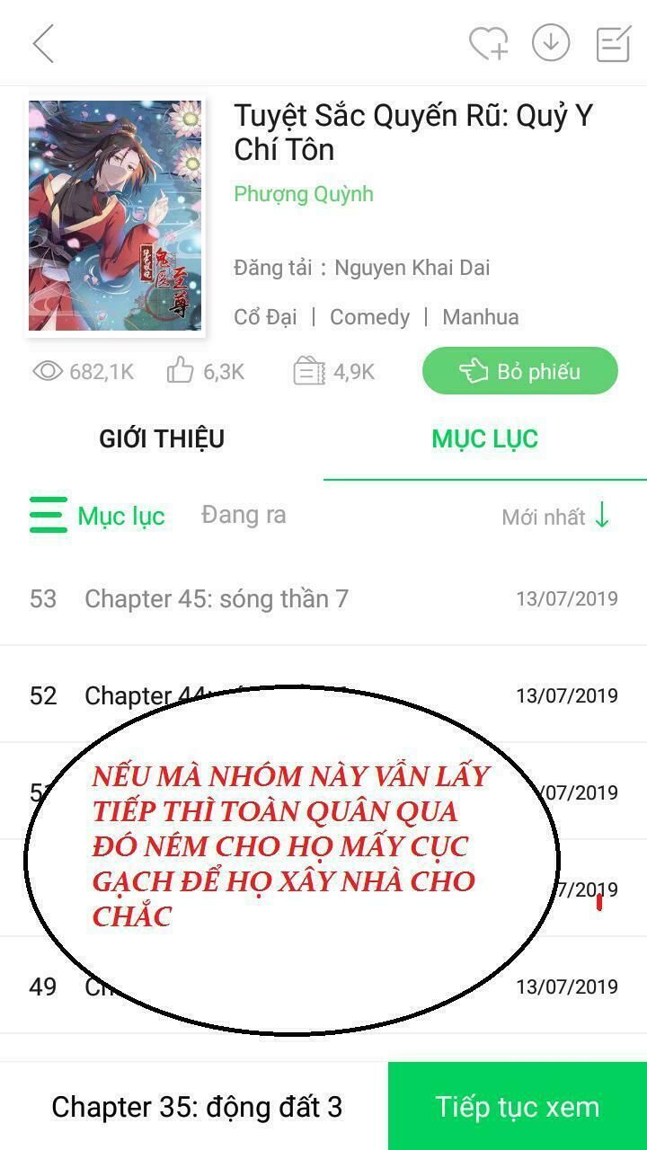 đọc truyện Tuyệt Sắc Quyến Rũ: Quỷ Y Chí Tôn Chương 54 ảnh 70 tại Thiên Thai Truyện