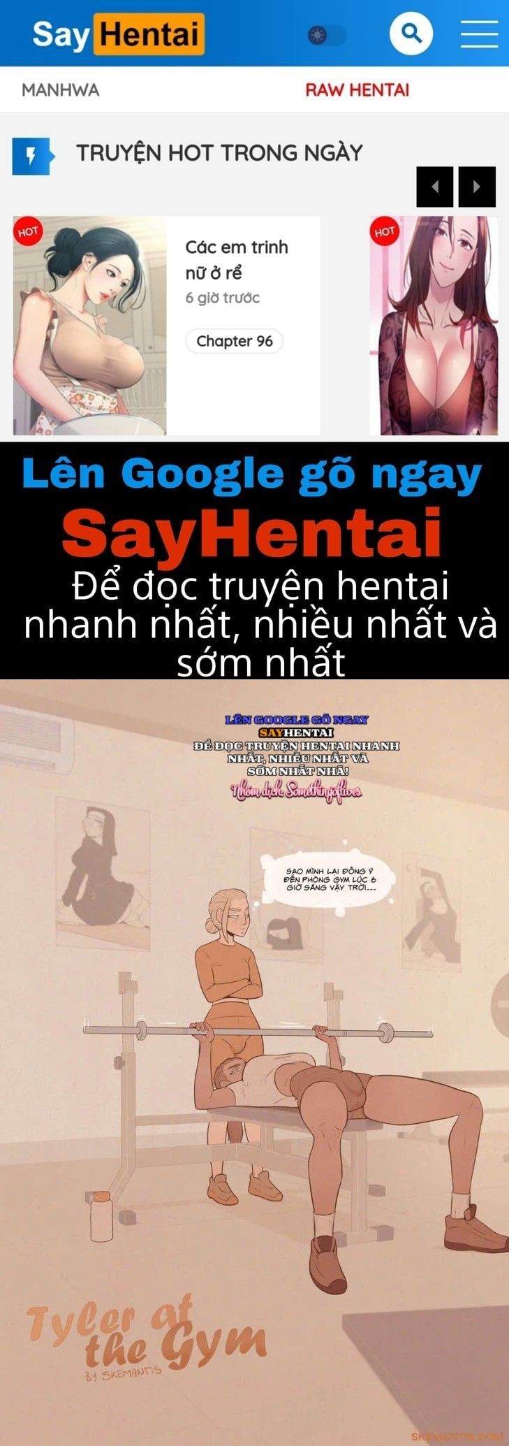 đọc truyện Tyler Ở Phòng Gym Chương 1 ảnh 1 tại Truyện Dạ Ký