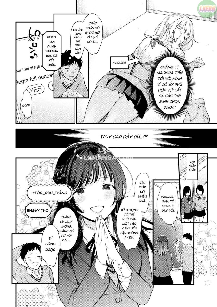 Ứng Dụng Kết Nối Bạn Tình Oneshot page 7 - Giả Dược