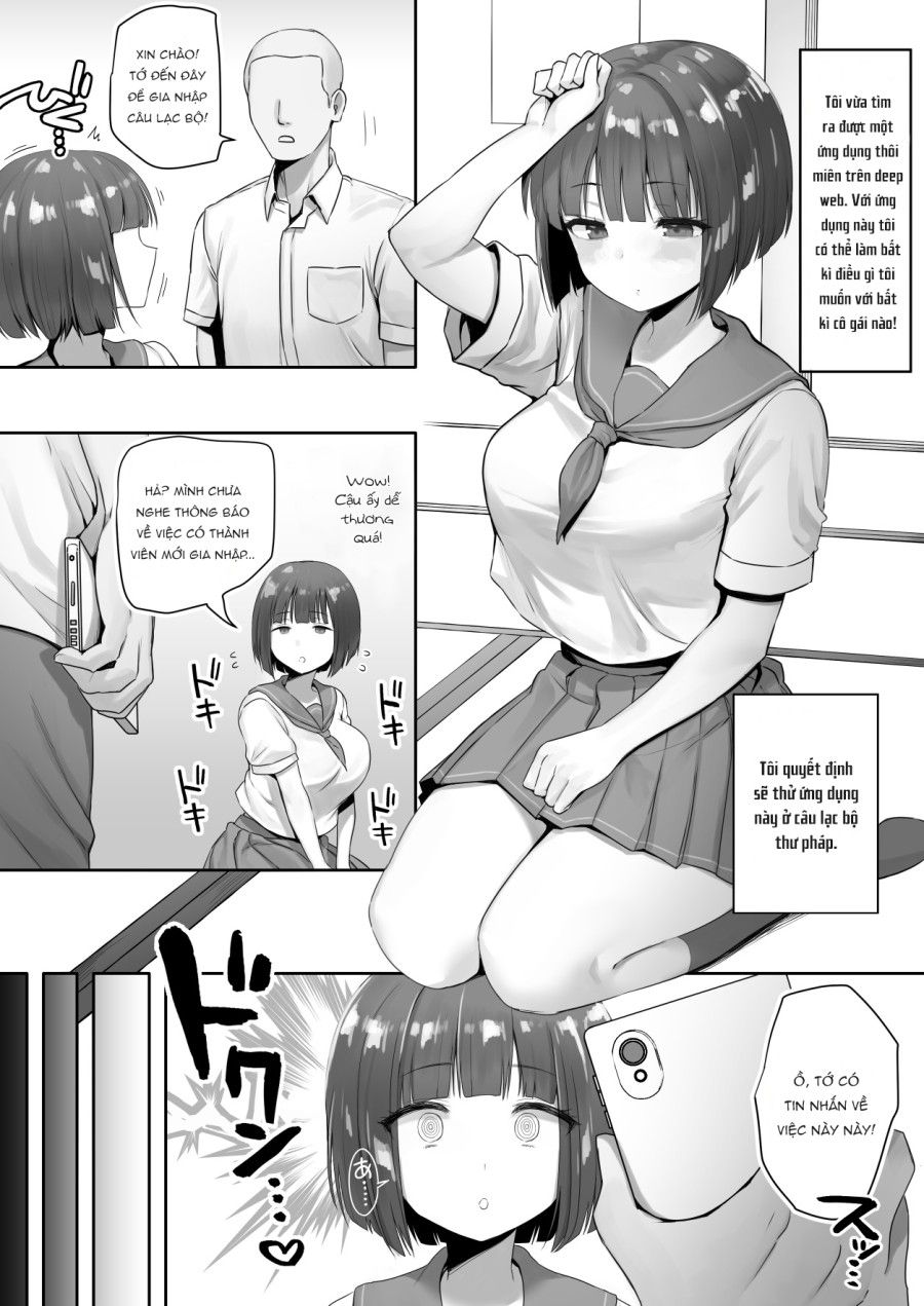 Ứng Dụng Thôi Miên Trên Deep Web! Oneshot page 2 - Giả Dược