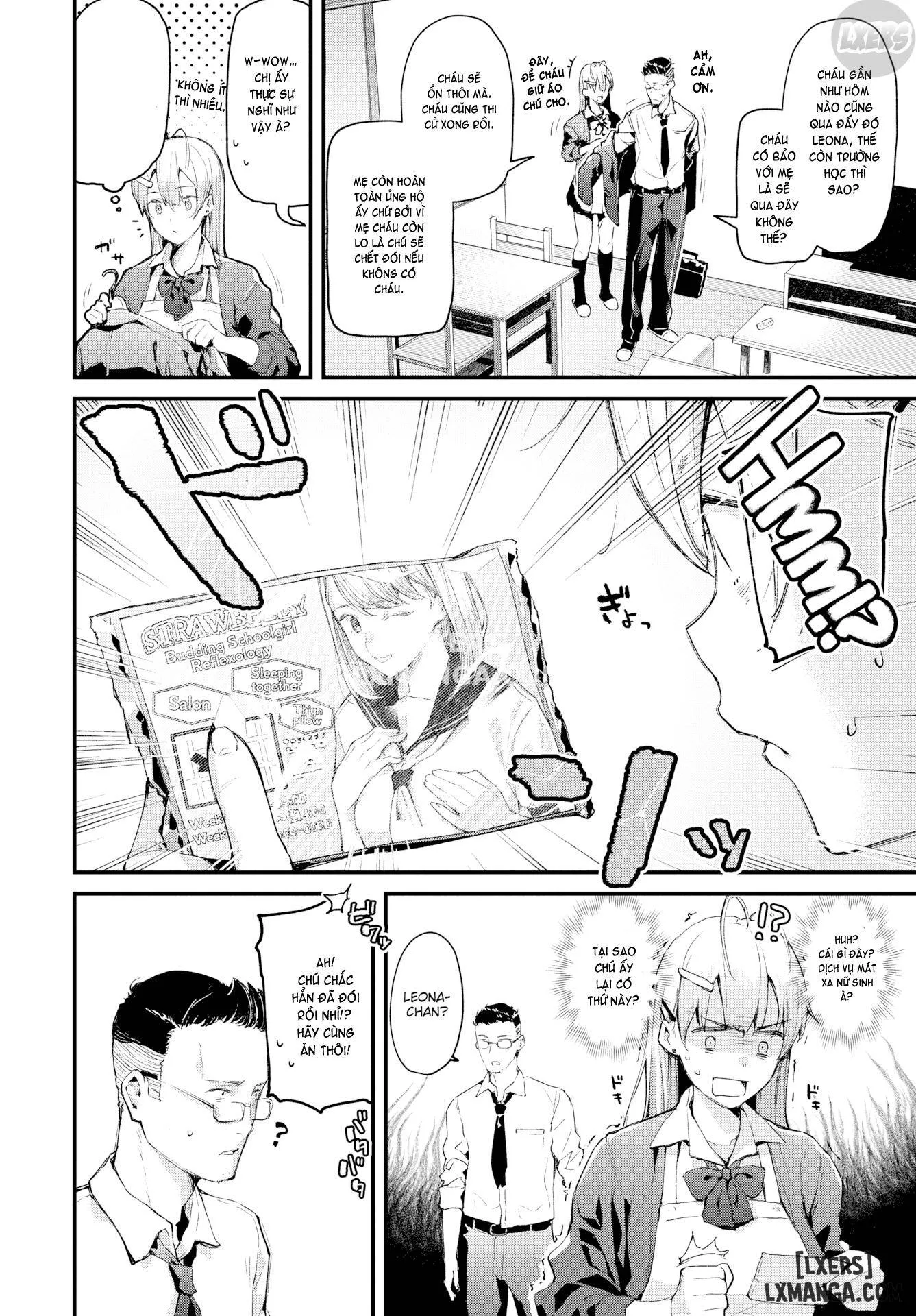 Uninvited Schoolgirl Reflexology Chương 1 page 2 - Giả Dược
