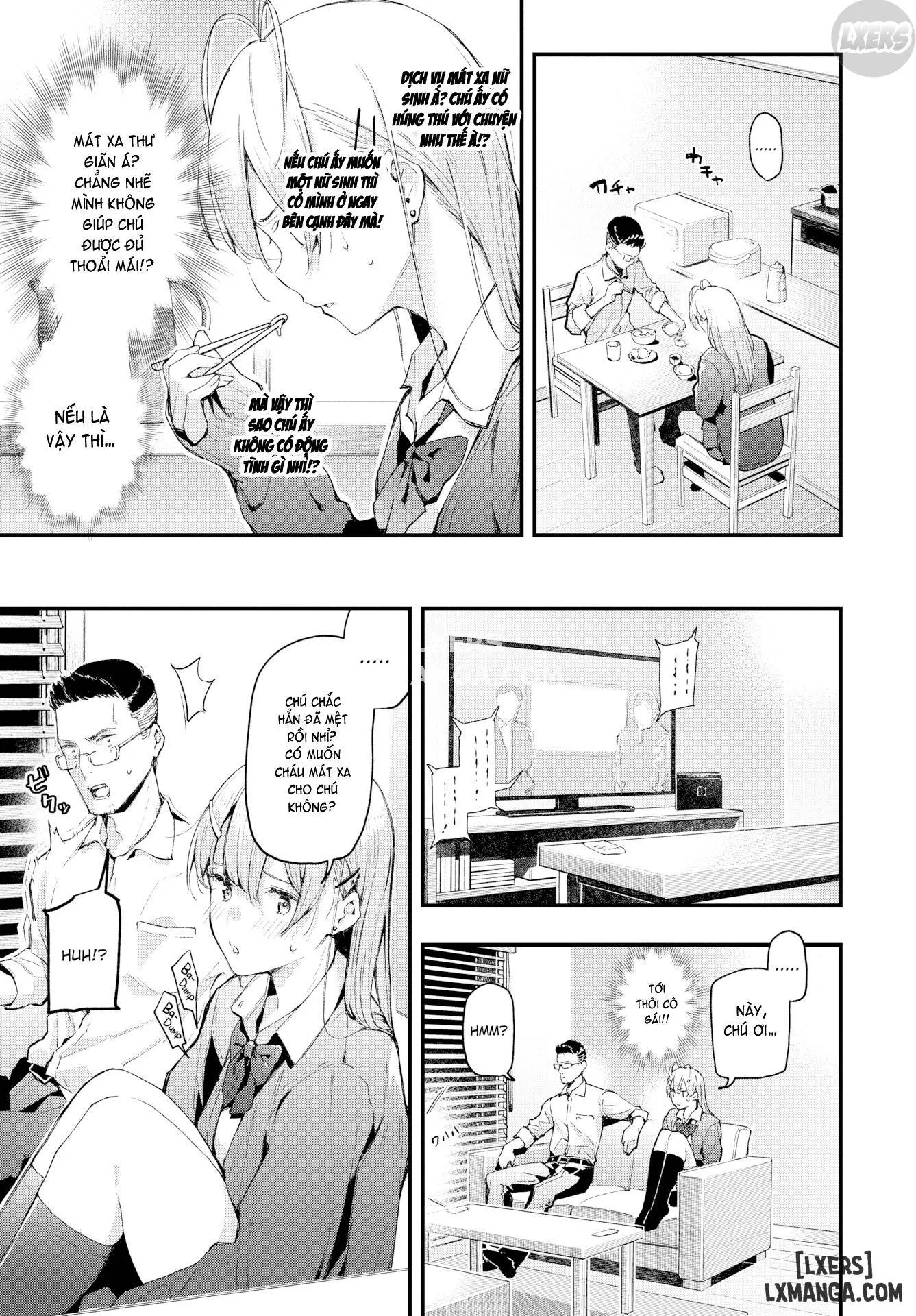Uninvited Schoolgirl Reflexology Chương 1 page 3 - Giả Dược
