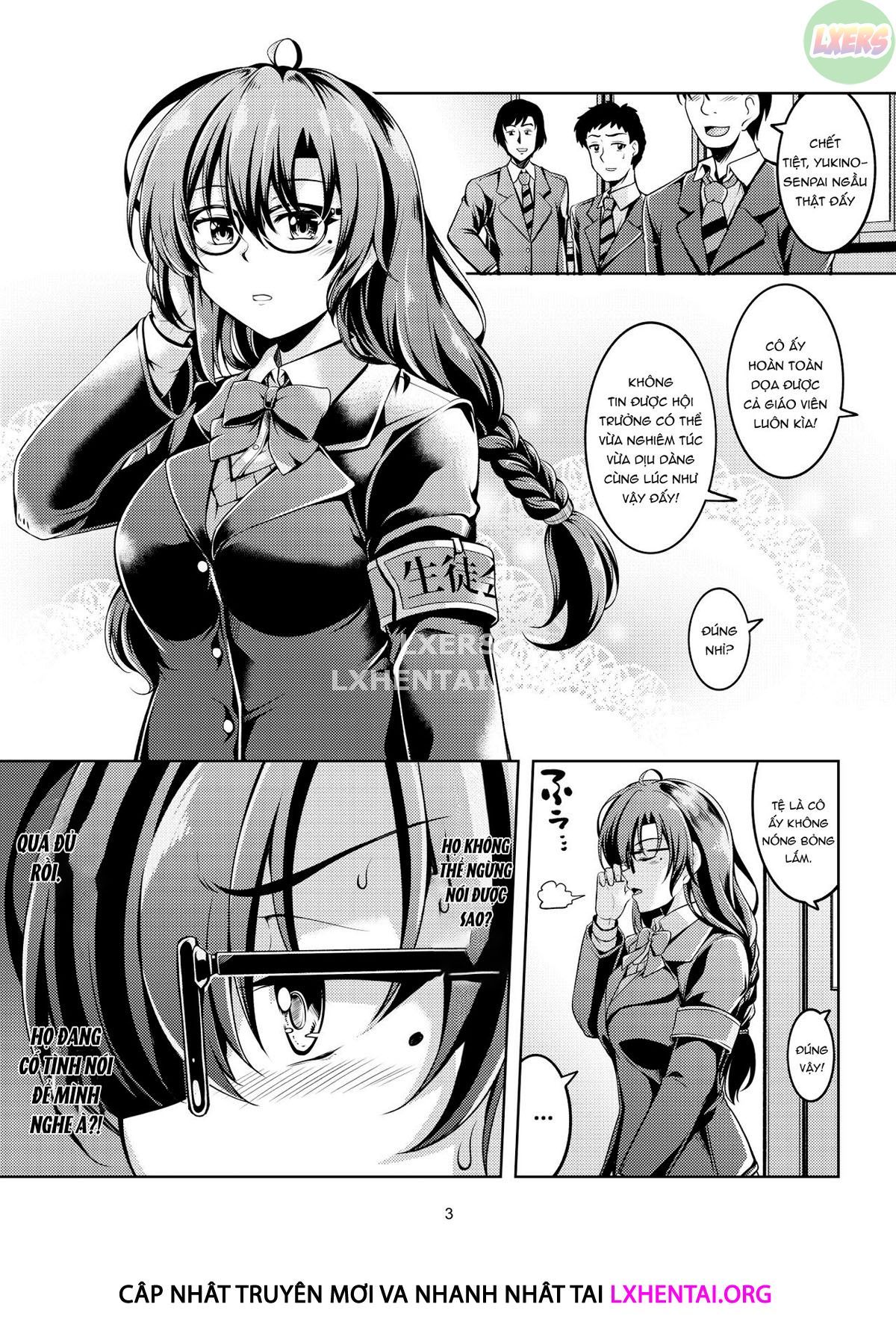 đọc truyện Uraaka Liver Take 1 Kyouhaku! Kouochi Seitokaichou -yukino Kanami- Oneshot ảnh 11 tại Giả Dược