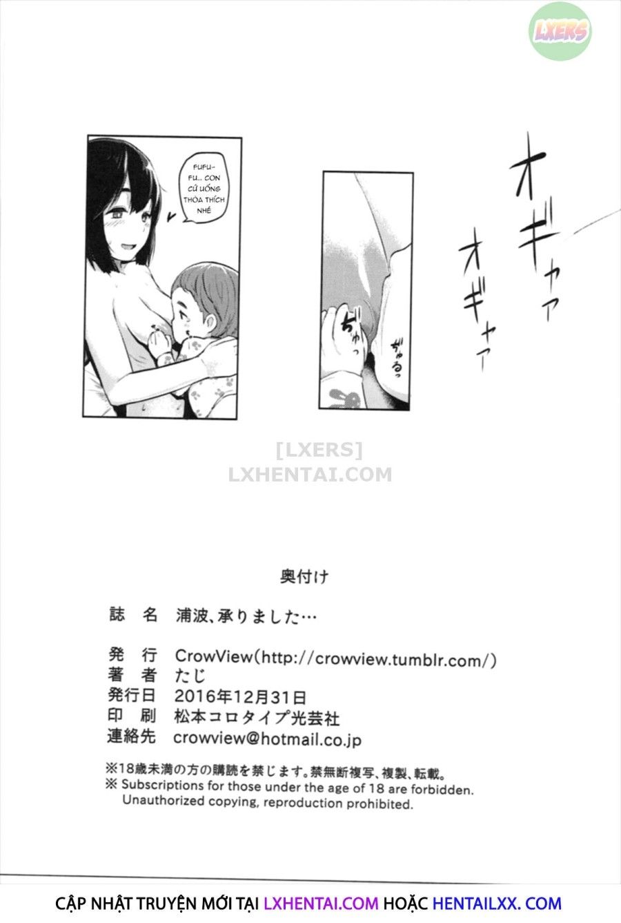 Uranami, Uketamawarimashita... Oneshot page 23 - Giả Dược
