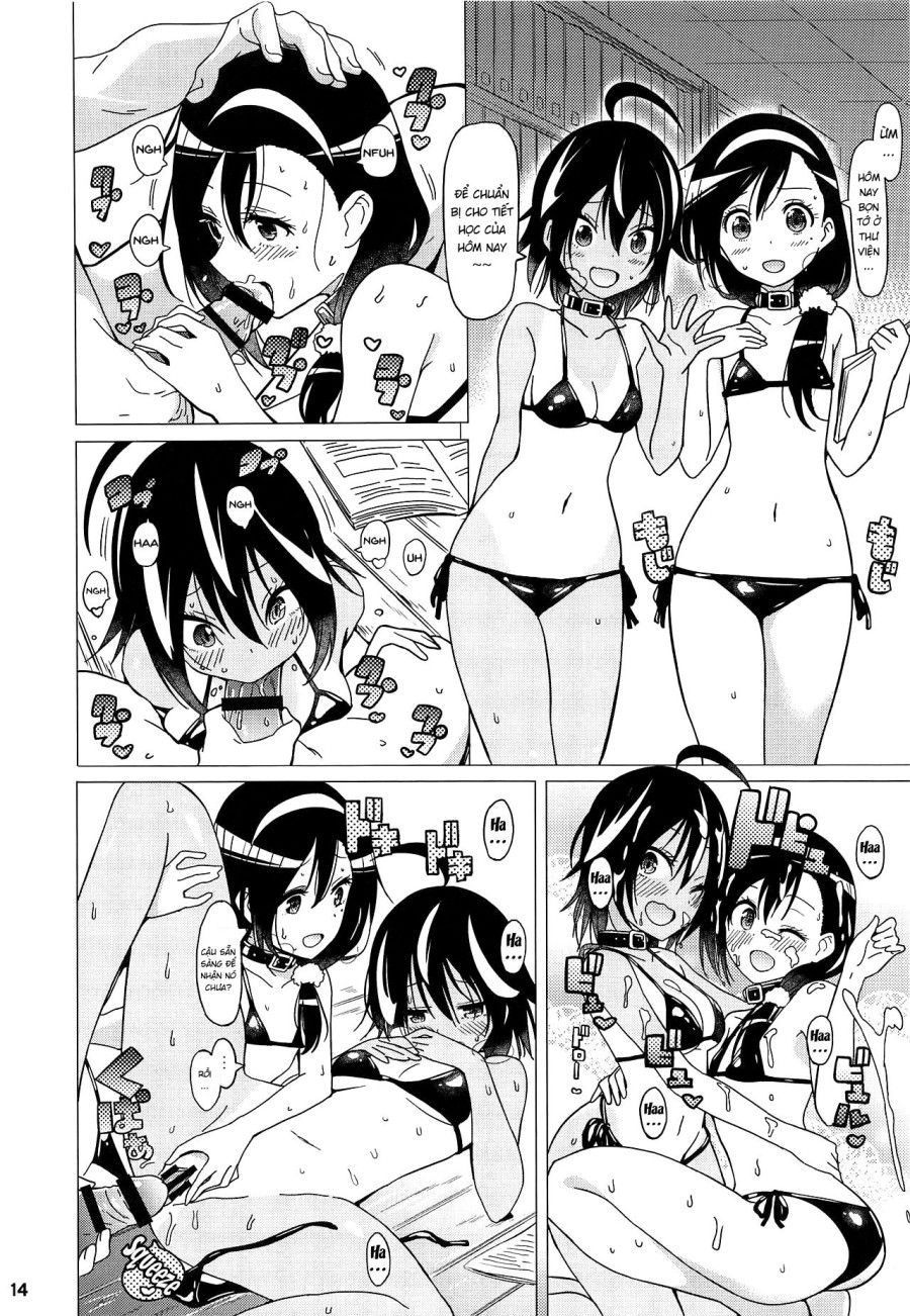 Uruka-chan To Fuminocchi O Aheraseru Hon Oneshot page 16 - Giả Dược