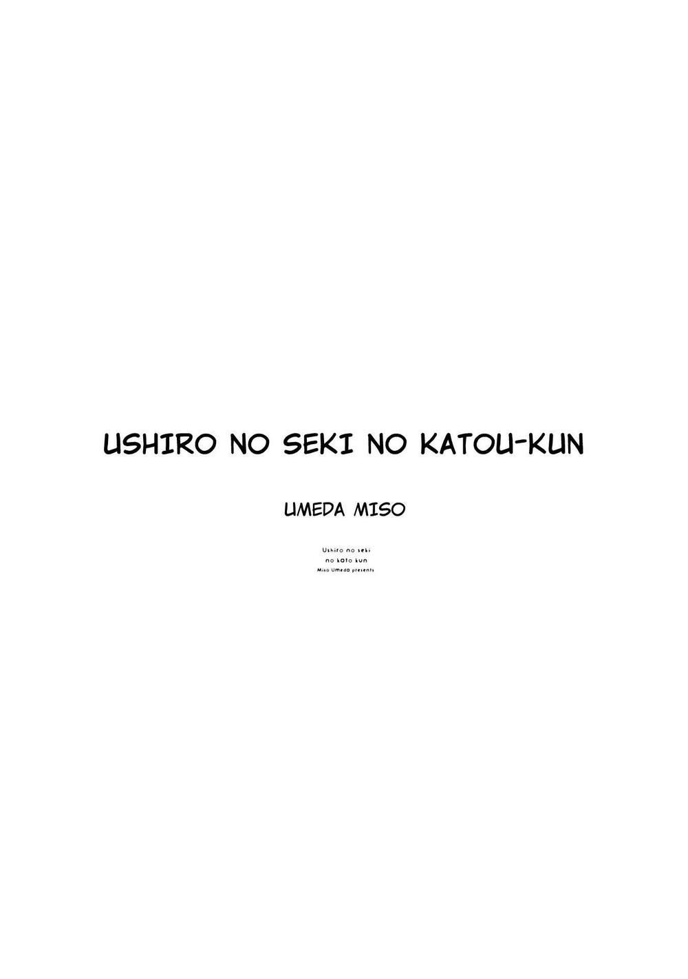 đọc truyện Ushiro No Seki No Katou-kun Chương 1 ảnh 4 tại Thiên Thai Truyện