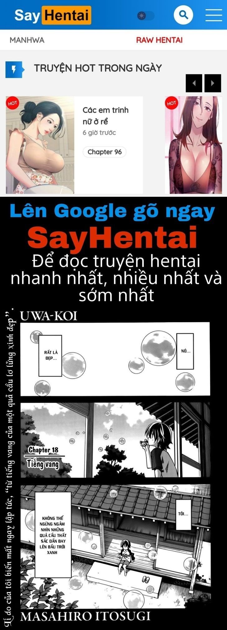 đọc truyện Uwakoi Chương 18 ảnh 1 tại Thiên Thai Truyện