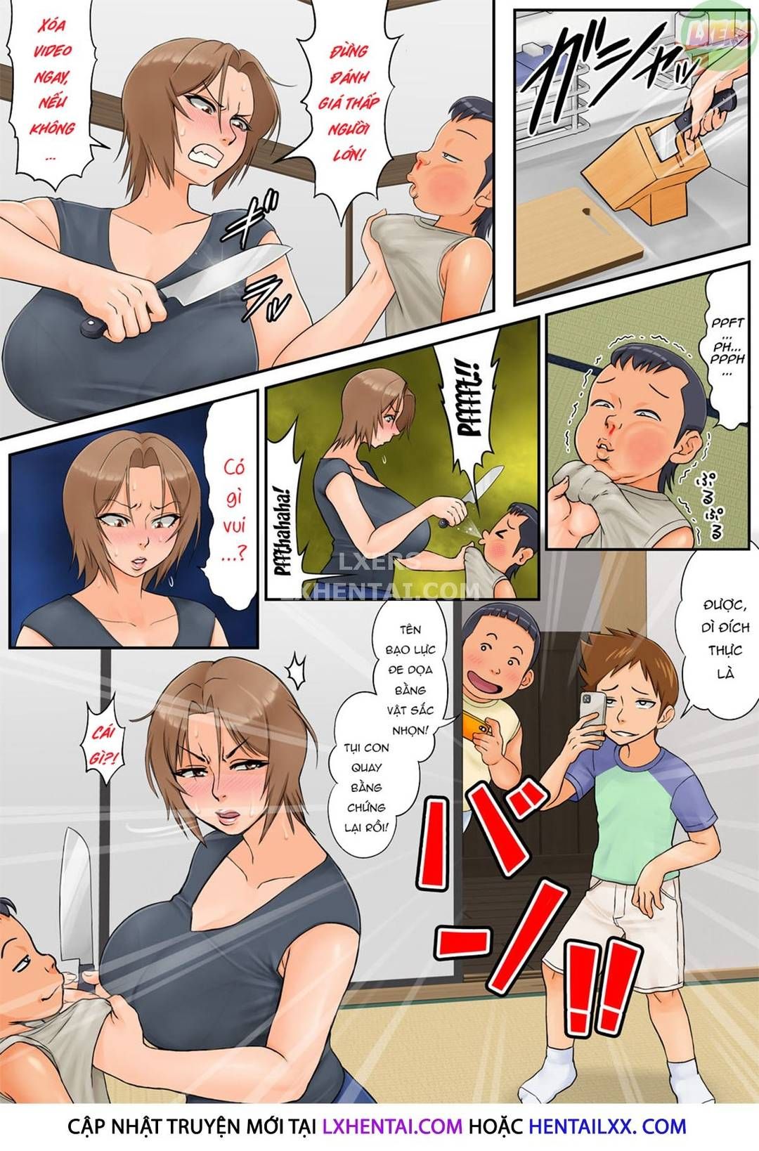 Uy Hiếp Mẹ Bạn Với Clip Bạn Ăn Trộm Oneshot page 16 - Giả Dược
