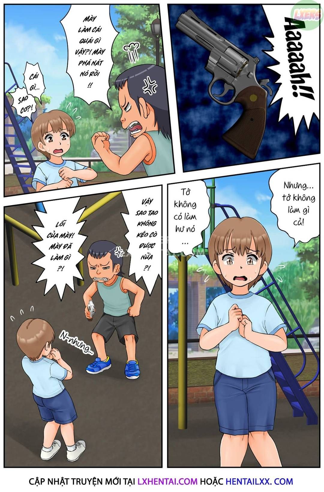 Uy Hiếp Mẹ Bạn Với Clip Bạn Ăn Trộm Oneshot page 5 - Giả Dược