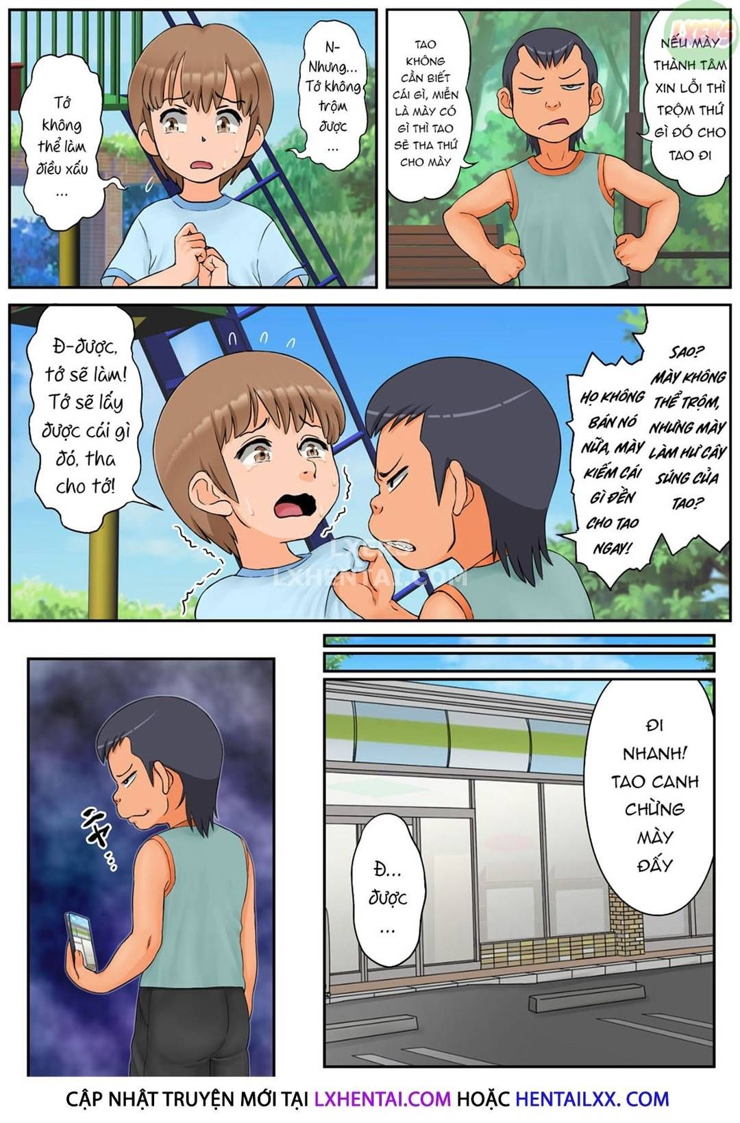 Uy Hiếp Mẹ Bạn Với Clip Bạn Ăn Trộm Oneshot page 6 - Giả Dược