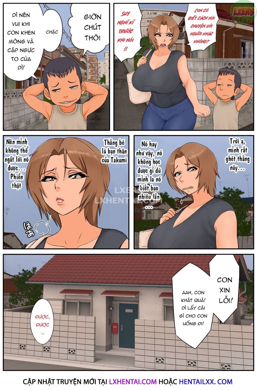 Uy Hiếp Mẹ Bạn Với Clip Bạn Ăn Trộm Oneshot page 9 - Giả Dược