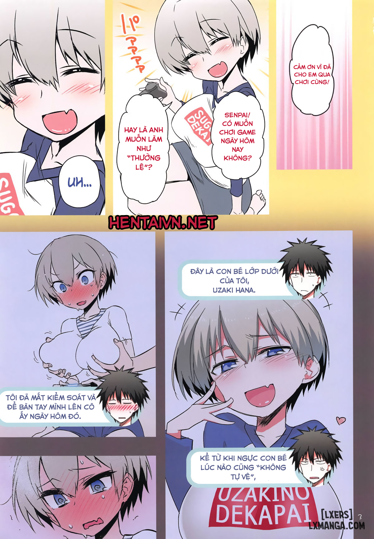 đọc truyện Uzaki-chan Wa H Shitai! Chương 1 ảnh 3 tại Thiên Thai Truyện