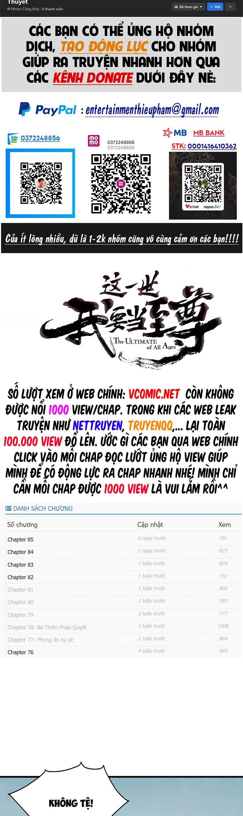 đọc truyện Vạn Cổ Chí Tôn Chương 167 ảnh 3 tại Thiên Thai Truyện