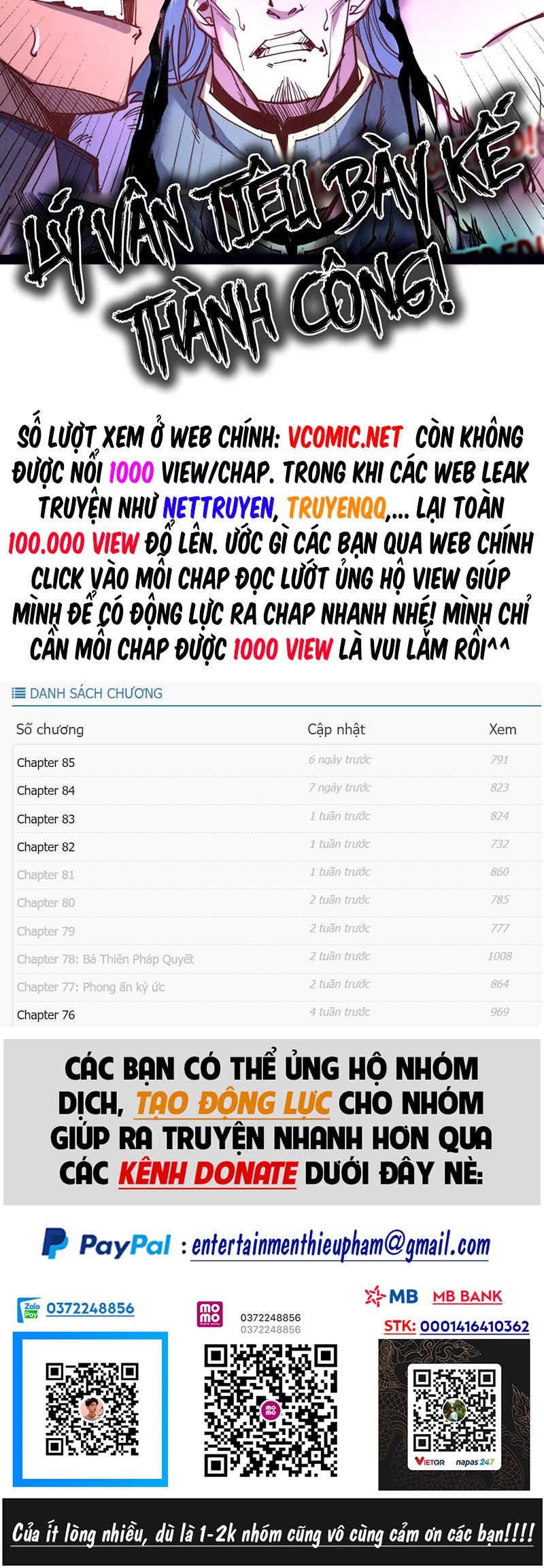 đọc truyện Vạn Cổ Chí Tôn Chương 175 ảnh 41 tại Thiên Thai Truyện