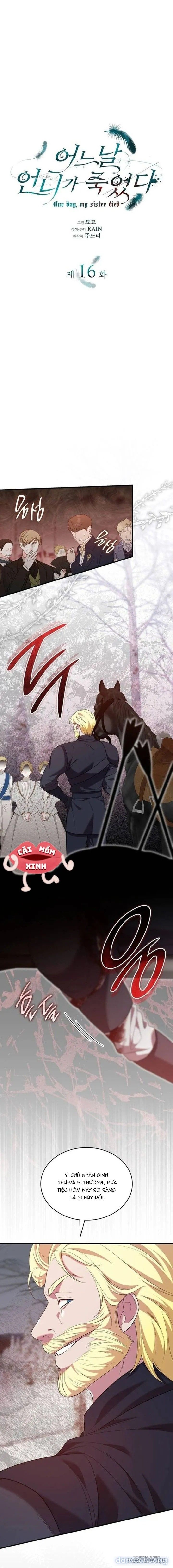 đọc truyện Vào Ngày Mà Chị Gái Tôi Qua Đời Chương 16 ảnh 2 tại Thiên Thai Truyện