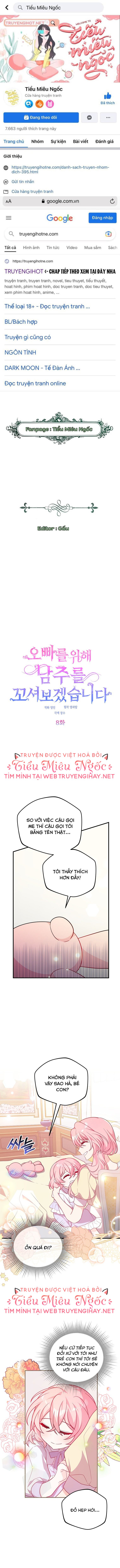 đọc truyện Vì Anh Trai Tôi Sẽ Quyến Rũ Nam Chính Chương 8 ảnh 1 tại Truyện Dạ Ký