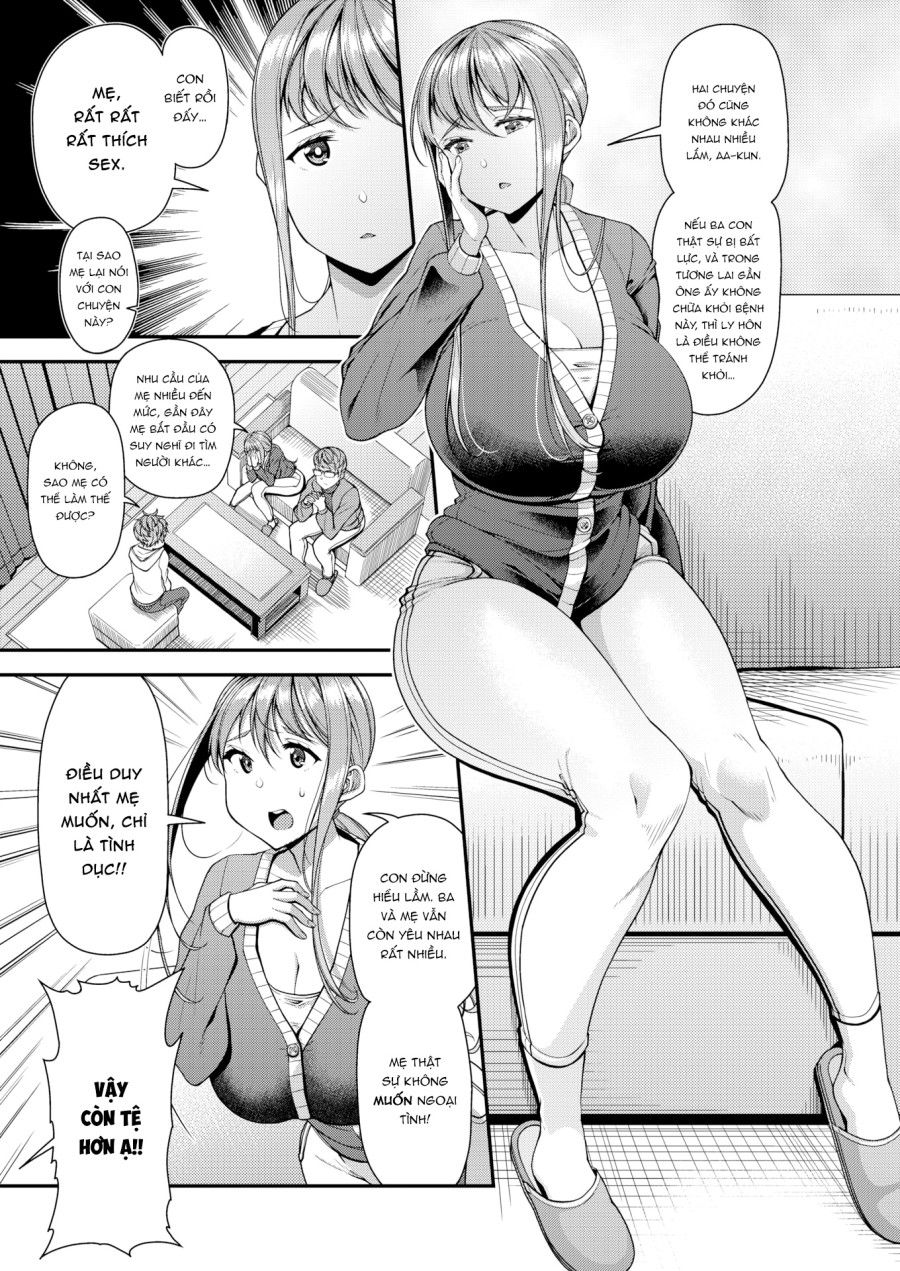 Vì Ba, Con Học Làm Chồng Của Mẹ. Oneshot page 3 - Giả Dược