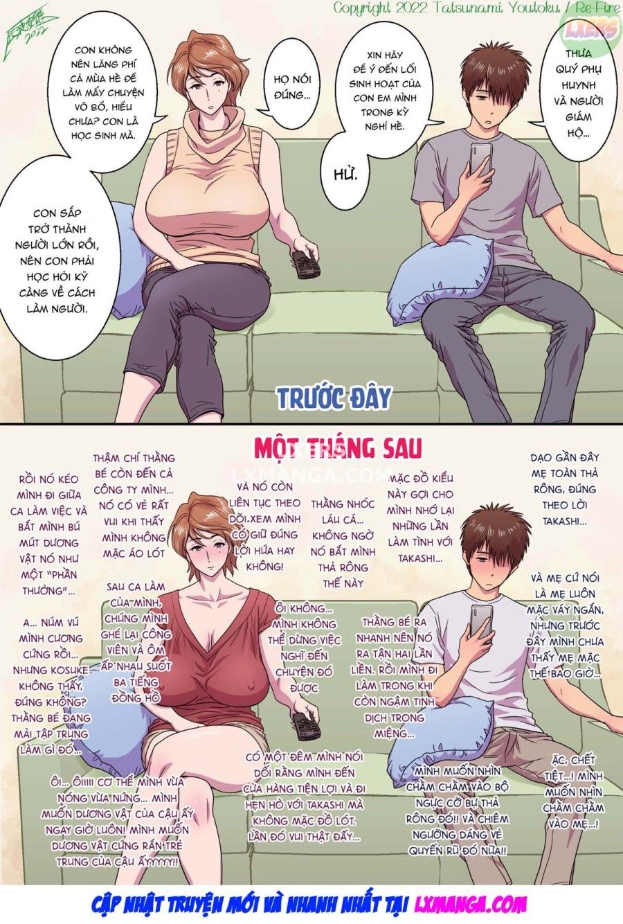 Vì Mẹ Tôi Trở Thành Người Yêu Của Bạn Tôi Chương 2 page 56 - Giả Dược