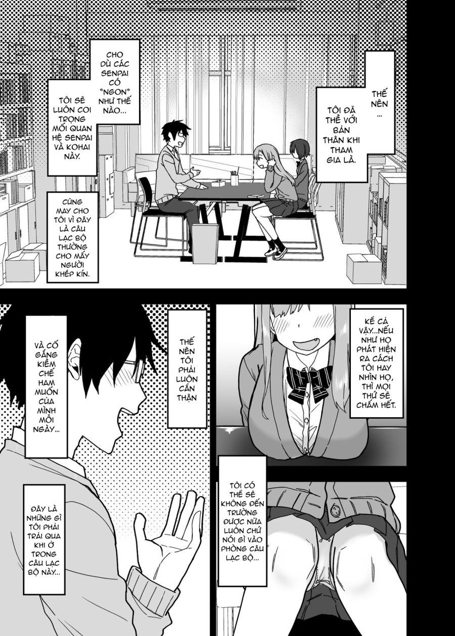Vì Senpai Cho Phép Nên Tôi Đã Làm Chuyện Đó Với Chị Ấy Chương 1 page 4 - Giả Dược