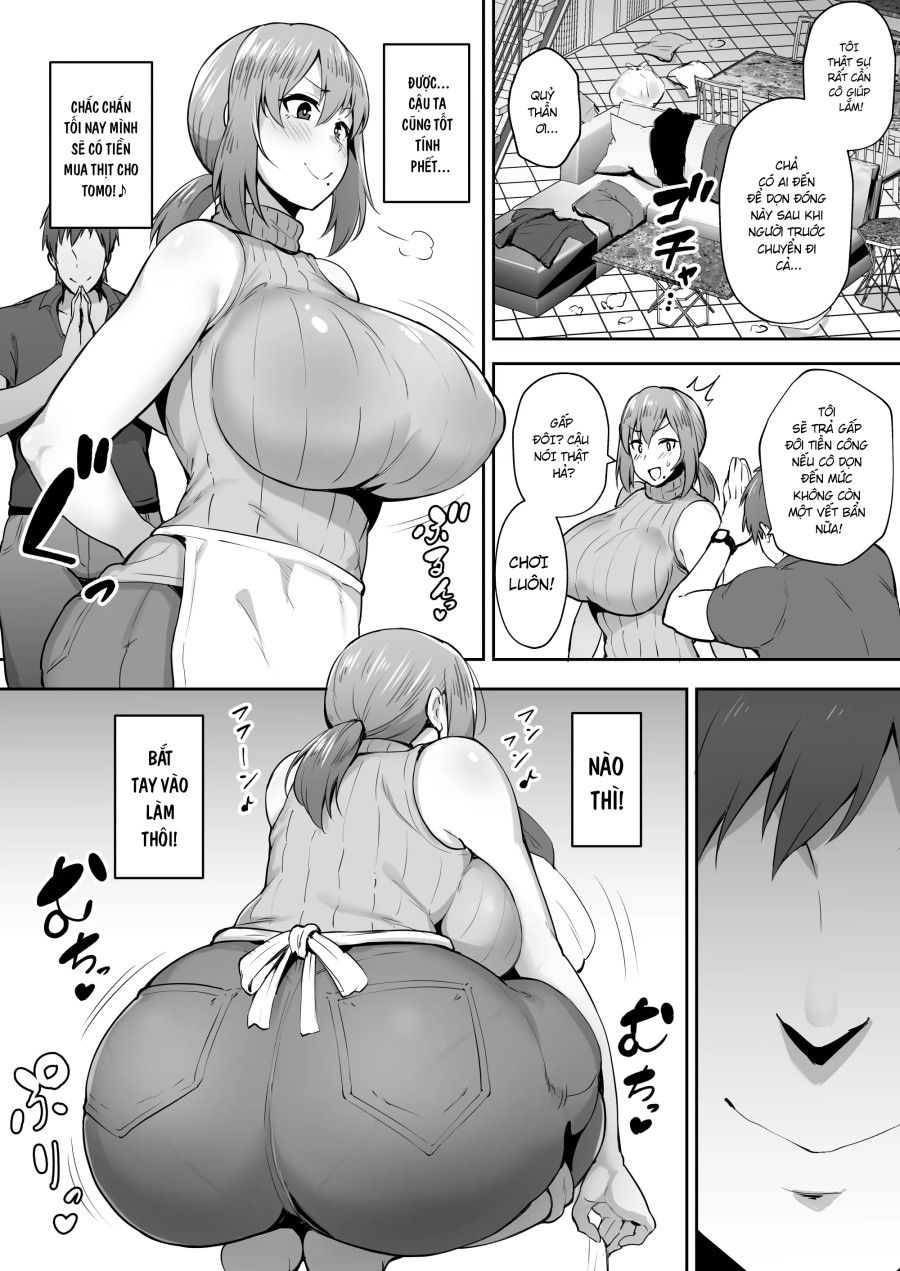 Vợ Ngực Bự Yoko - Làm Bảo Mẫu Cho Một Cậu Trai Ở Chung Cư Chương 1 page 8 - Giả Dược