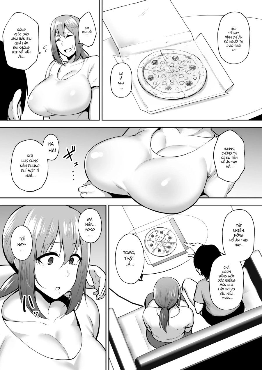 Vợ Ngực Bự Yoko - Làm Bảo Mẫu Cho Một Cậu Trai Ở Chung Cư Chương 2 page 11 - Giả Dược