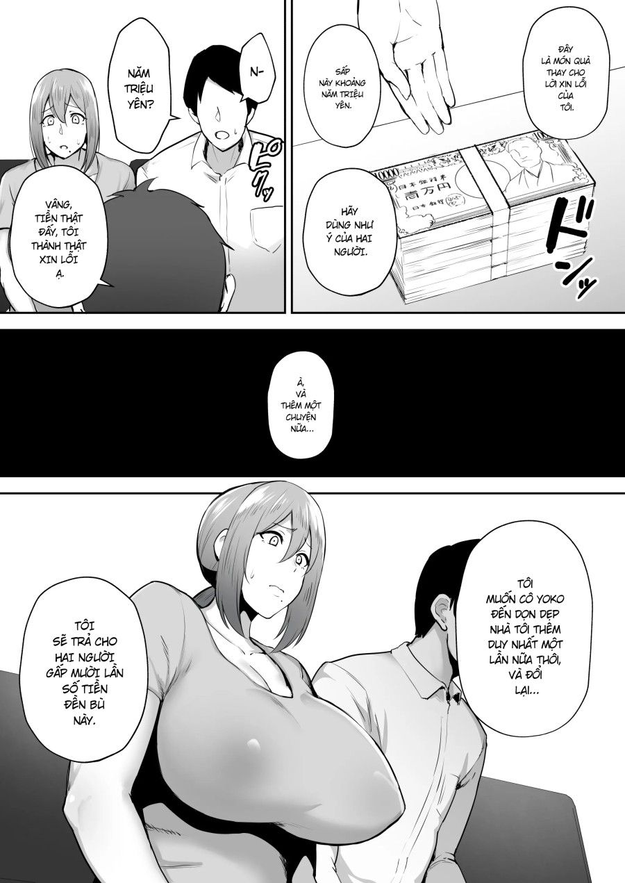 Vợ Ngực Bự Yoko - Làm Bảo Mẫu Cho Một Cậu Trai Ở Chung Cư Chương 3 page 5 - Giả Dược
