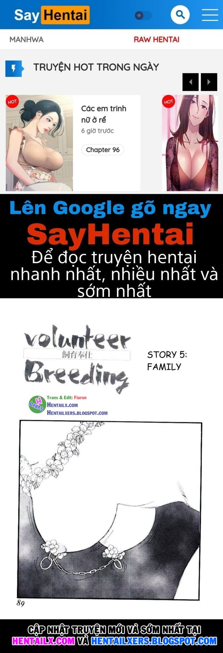 đọc truyện Volunteer Breeding Chương 5 ảnh 1 tại Thiên Thai Truyện