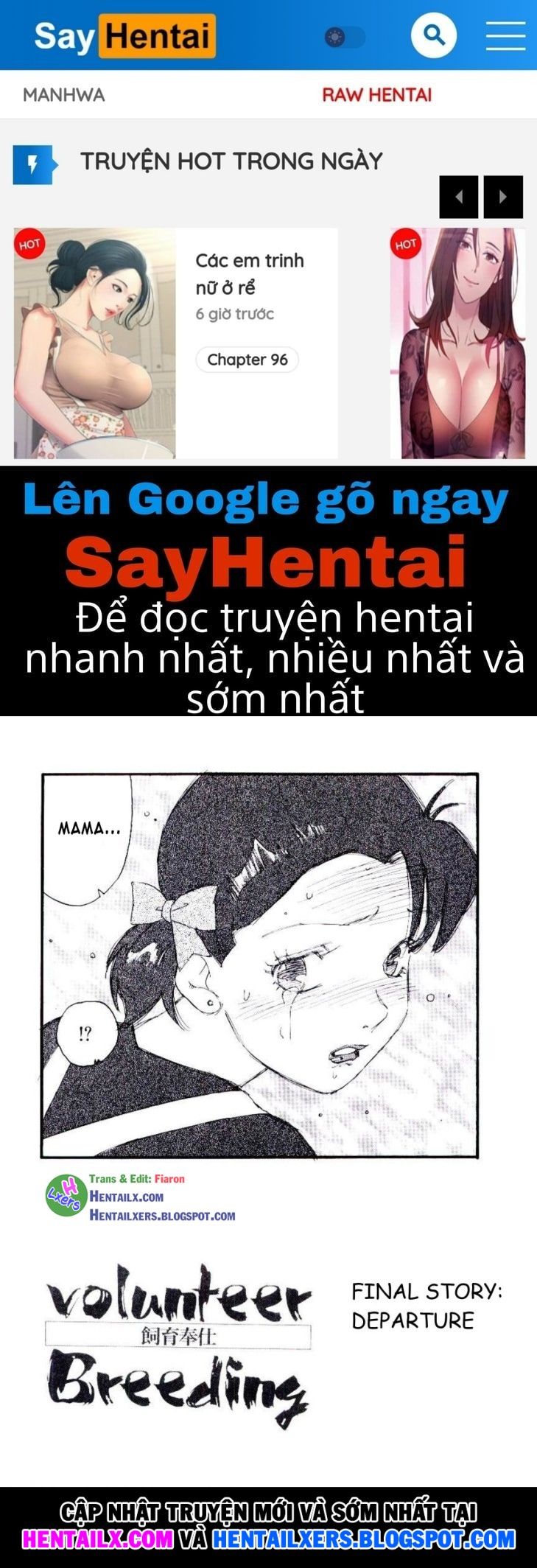 đọc truyện Volunteer Breeding Chương 8 ảnh 1 tại Thiên Thai Truyện