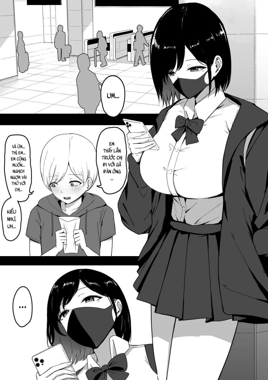 đọc truyện Vụng Trộm Chịch Nhau Với Chị Gái Gyaru Đĩ Điếm Oneshot ảnh 4 tại Thiên Thai Truyện