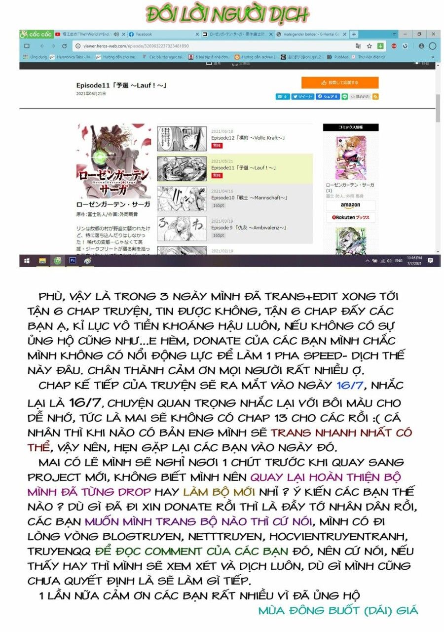Vườn Hoa Hồng Saga Chương 12 page 36 - Giả Dược