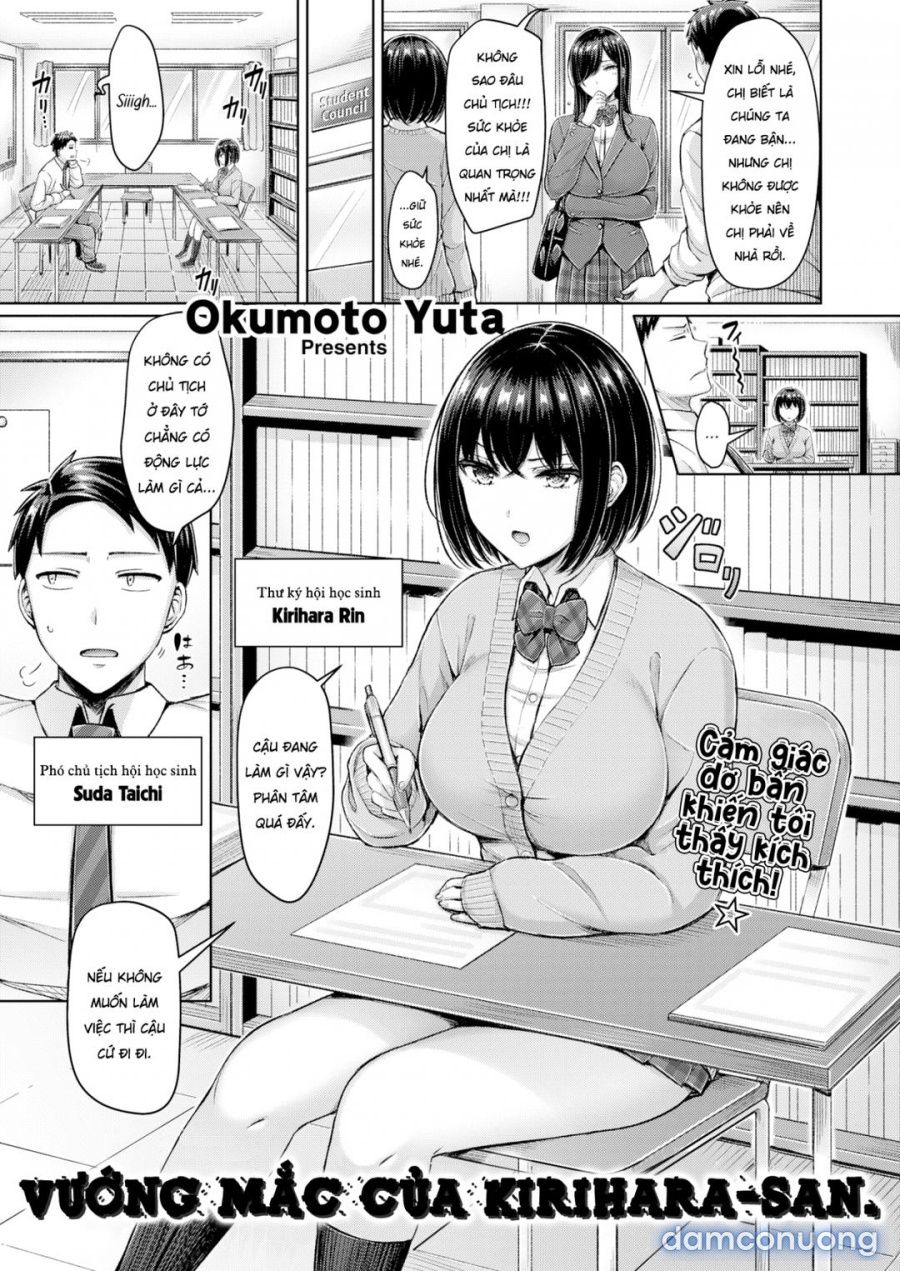 đọc truyện Vướng Mắc Của Kirihara-san. Oneshot ảnh 2 tại Giả Dược