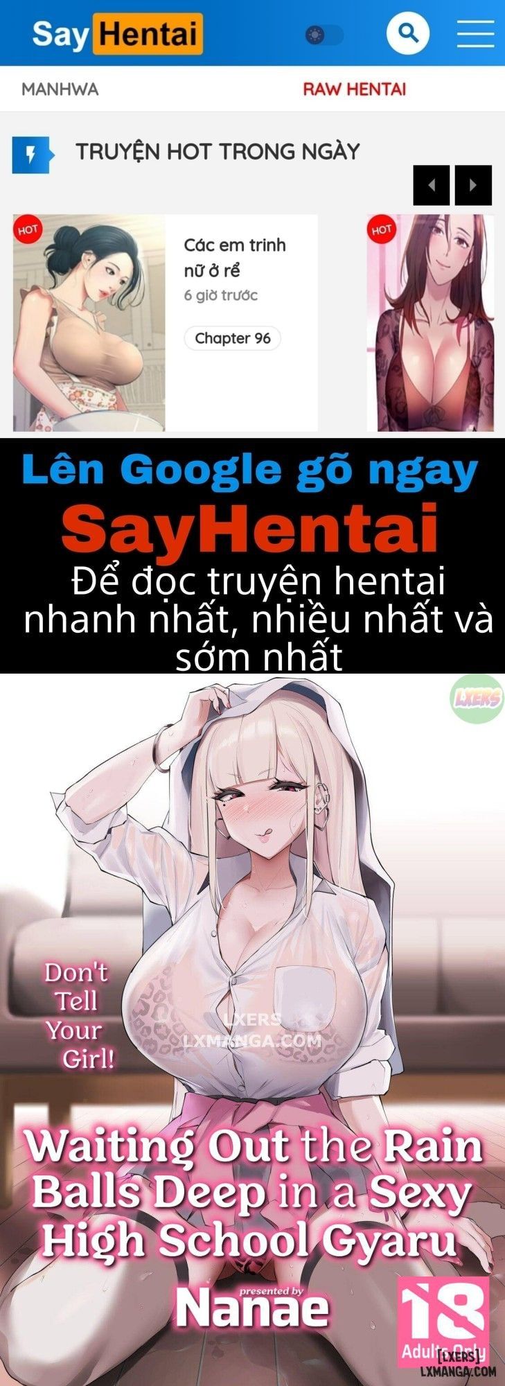 đọc truyện Waiting Out The Rain Balls Deep In A Sexy High School Gyaru Chương 1 ảnh 1 tại Truyện Dạ Ký