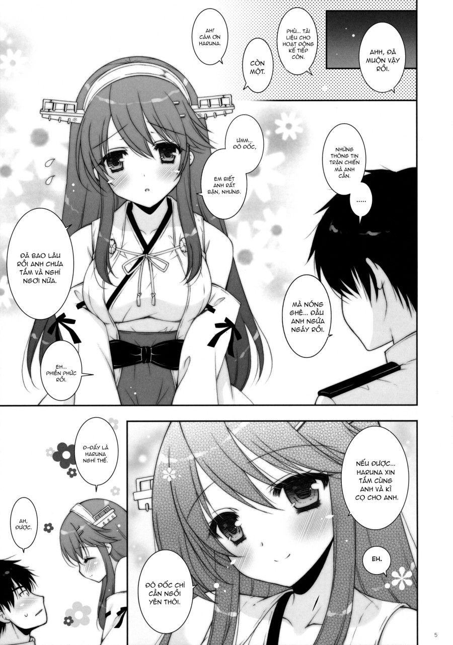 đọc truyện Ware, Haruna To Ofuro Ni Totsunyuu Su!! (kantai Collection -kancolle-) Oneshot ảnh 5 tại Giả Dược