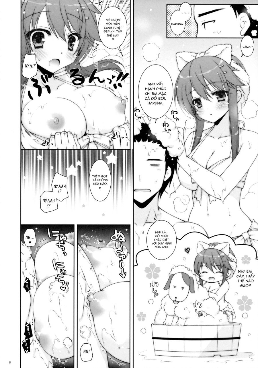 đọc truyện Ware, Haruna To Ofuro Ni Totsunyuu Su!! (kantai Collection -kancolle-) Oneshot ảnh 6 tại Giả Dược