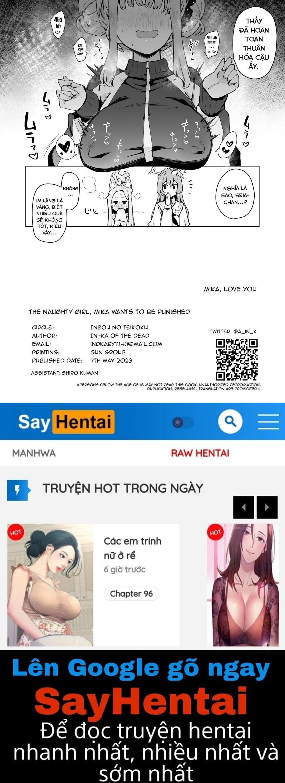 đọc truyện Waruiko Mika Wa Oshiokisaretai Oneshot ảnh 29 tại Thiên Thai Truyện