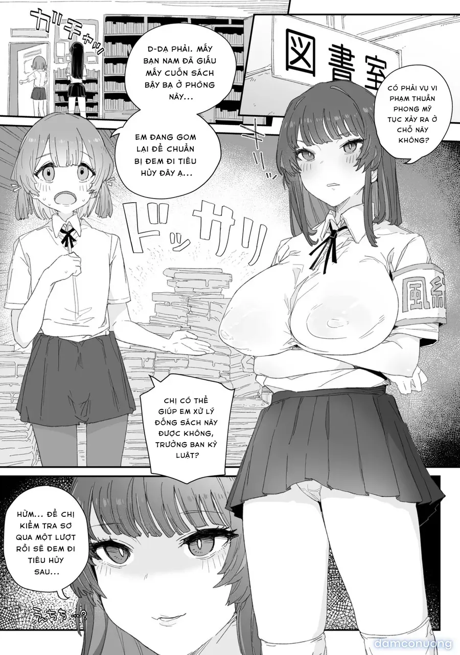 đọc truyện Watashi No Fuuki O Midasun Ja Nai!!! ~ Seiyoku Tsuyo Tsuyo Futanari Fuuki Iinchou Ga Otokonoko De Midarechatta Sono Wake~ ngọt ảnh 4 tại Thiên Thai Truyện