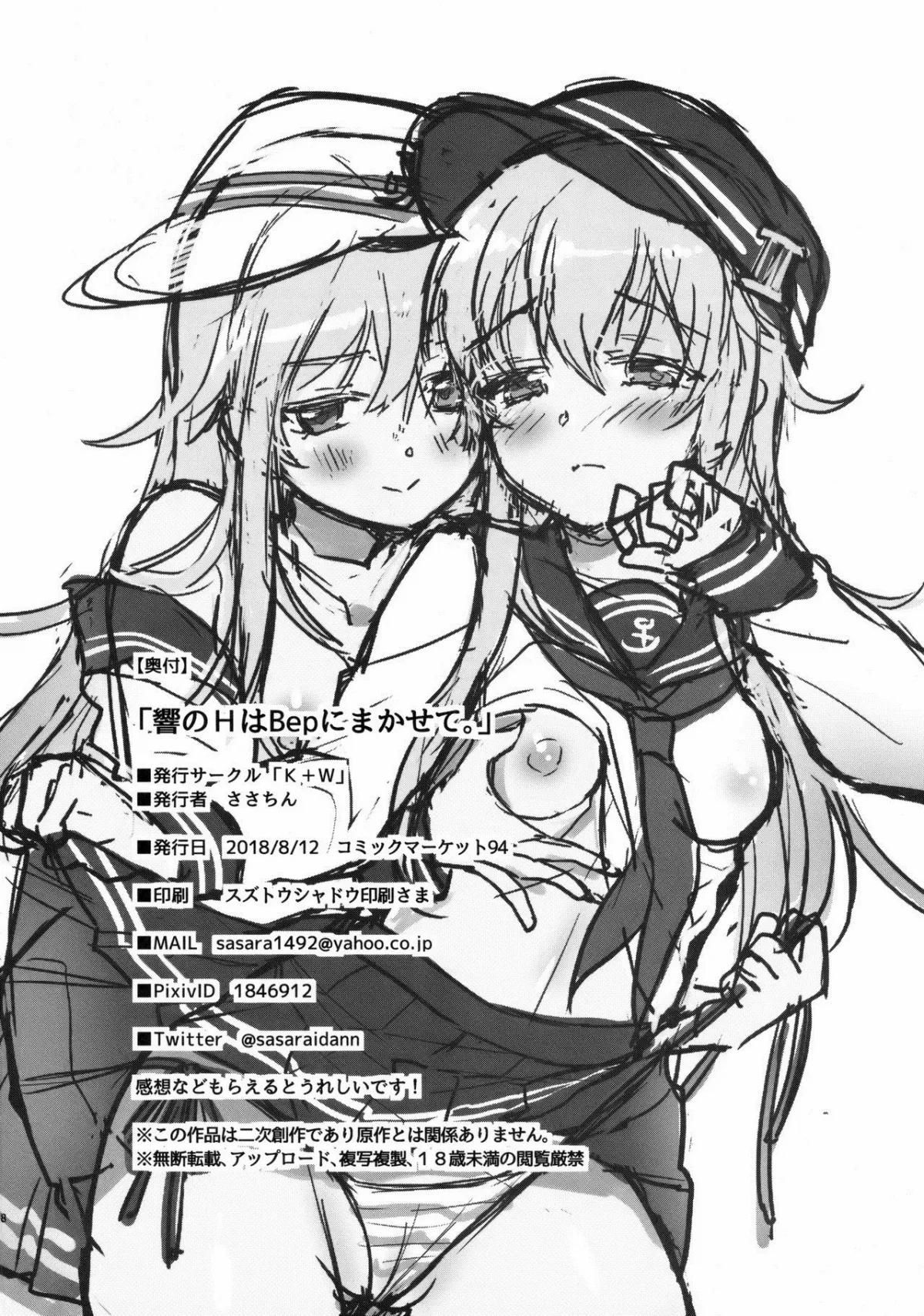 đọc truyện Watashi No H Wa Watashi Ni Makasete. (kantai Collection -kancolle-) Oneshot ảnh 18 tại Giả Dược