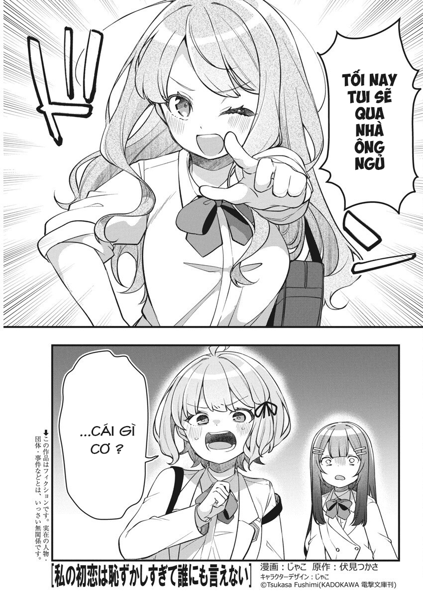 đọc truyện Watashi No Hatsukoi Wa Hazukashisugite Darenimo Ienai Chương 16 ảnh 2 tại Thiên Thai Truyện